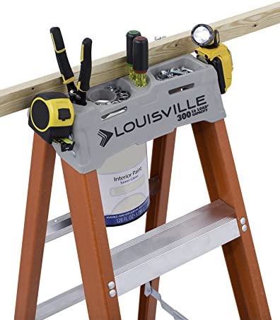 Louisville Ladder FS1510 Fiberglass Step Ladder, 10 Feet, Orange - Image 6