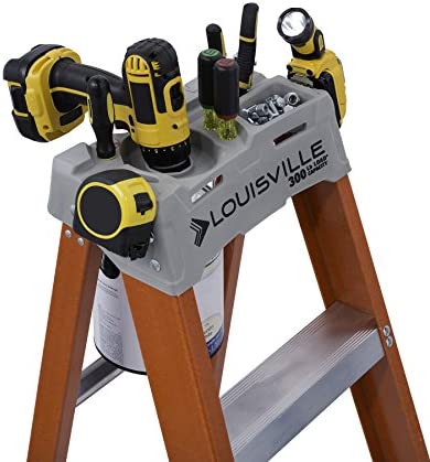 Louisville Ladder FS1510 Fiberglass Step Ladder, 10 Feet, Orange - Image 4