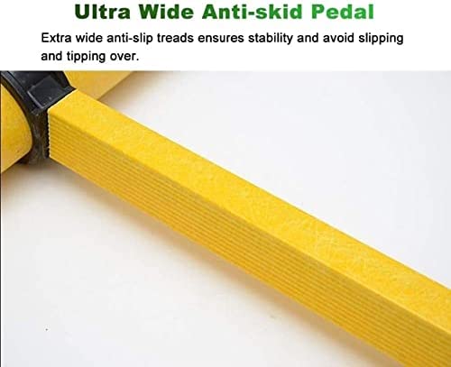 BALAMI 2m/2.5m/3m/3.5m/4m Telescoping Ladder Fiberglass Telescopic Extension Tall Multi Purpose Loft Ladder 330 Pound/150 Kg Capacity Yellow Convenient (Size : 3m/9.8ft) - Image 5