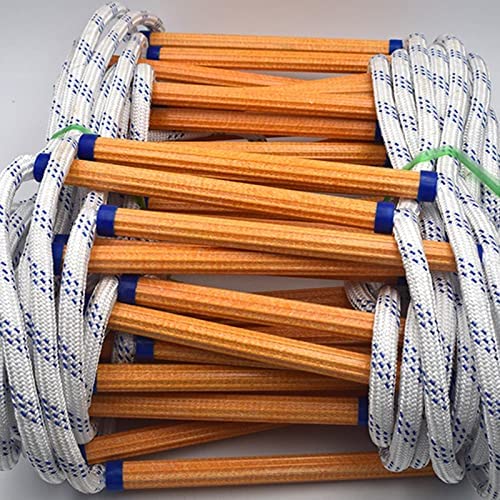 Garende 300cm Fire Escape Ladder, Safety Rope Escape Ladder with Hook for Kids and Adults Portable and Reusable - Image 3