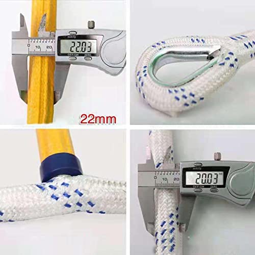 Garende 300cm Fire Escape Ladder, Safety Rope Escape Ladder with Hook for Kids and Adults Portable and Reusable - Image 4