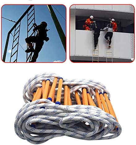 Garende 300cm Fire Escape Ladder, Safety Rope Escape Ladder with Hook for Kids and Adults Portable and Reusable - Image 8