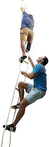 ISOP Fire Evacuation Rope Ladder 32ft (10m) with Fall Arrest System & Spring Hooks - Rescue Ladders for 4-5 Story Homes - Innovative Solution - Image 9