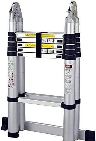 Telescoping Telescopic extension portable - Collap Ladders,Folding Ladder 2.6M Telescoping Ladder Aluminum Adjustable Extension Multi Purpose Loft Ladder 330 Pound/150 Kg Capacity Step Ladder for Hous - Image 5