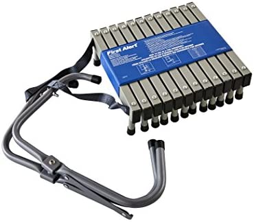 First Alert Two-Story Fire Escape Ladder, Steel, Anti-Slip, EL52-2, Black - Image 3