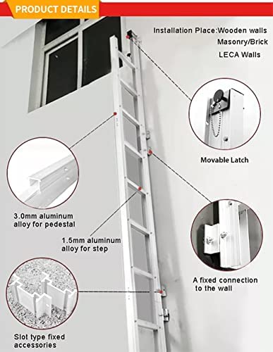 Redi-Exit Fire Escape Ladder 2 Story 13.5 ft – Ladders for Second Windows 2-Story & 3-Story Homes, Emergency Window Egress Home 2nd Balcony, Fireman Kids Adults Rescue Ready - Image 5