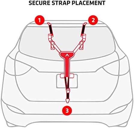 Allen Sports Ultra Compact Folding 1-Bike Trunk Mount Rack, Model MT1-B, Gray powder coated - Image 8