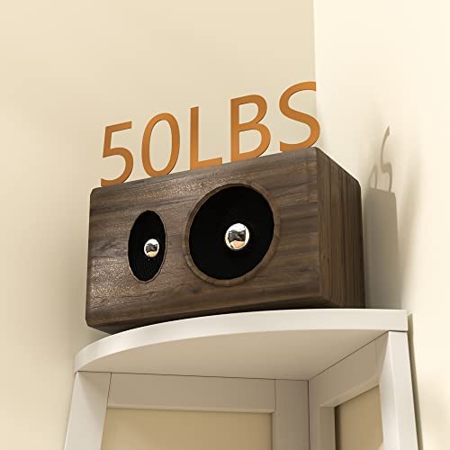 BZH Corner Shelf, 4 Tier Bamboo Corner Bookshelf, 47.2 Inch Tall Bookcase, Open Ladder Book Case, Modern Bookshelf Stand in Living Room, Bedroom, Office, Kitchen, Balcony, White - Image 7