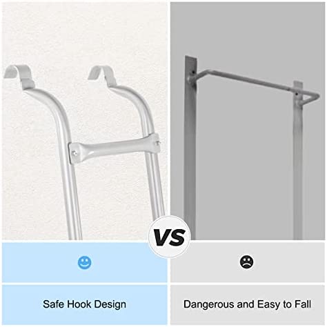 HomiShare Egress Ladder 4-Step Basement Egress Ladder, 400LBS Load Capacity Metal Basement Ladder, 53"x15.5"(LxW) Egress Window Ladder with Silver Polished Surface Use for Egress Window Well - Image 7