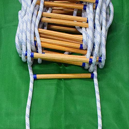 Garende 300cm Fire Escape Ladder, Safety Rope Escape Ladder with Hook for Kids and Adults Portable and Reusable - Image 5