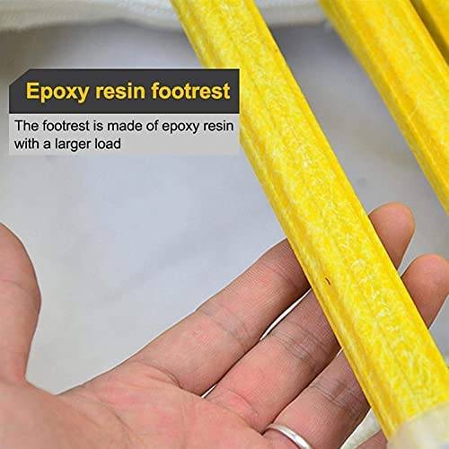 DMUNIZ Ladders,Emergency Fire Escape Rope Ladder for 3-4 Story Homes Safety Ladders with Safety Harness for Kids/Children and Adults Escape from Window/30M - Image 6