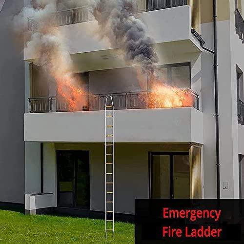Fire Escape Ladder, 1/2/3/4/5 Story Height, Safety Rope Ladders, Emergency Rescue Ladder Reusable Anti-Slip Soft Ladder for Windows and Balcony Evacuation Climbing,50m/164ft - Image 3