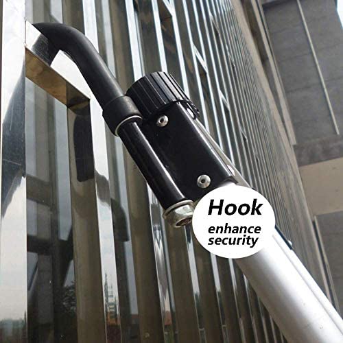 Telescoping Telescopic Extension Portable - Collap Ladders,Telescoping Ladder Extension Portable Ladder with Hook, Certificate Multi-Purpose Ladder, Max Load 150Kg/330Lb (Color : 2.9m/9.5ft) - Image 5