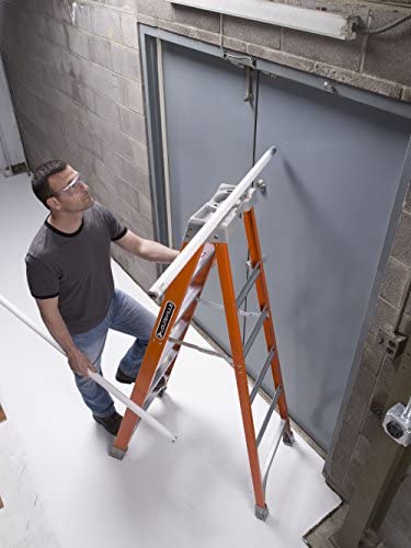 Louisville Ladder FS1510 Fiberglass Step Ladder, 10 Feet, Orange - Image 8