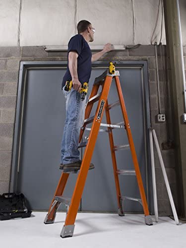 Louisville Ladder FS1510 Fiberglass Step Ladder, 10 Feet, Orange - Image 9