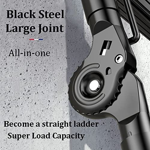 VNABO Ladders Telescoping Ladders A-Frame Aluminum Folding Ladder 18ft/5.5m Portable Home Step Ladders Outdoor Work 150kg/330lbs Household or Outdoor - Image 5