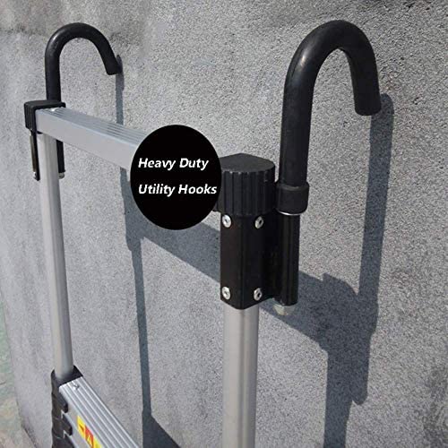 Telescoping Telescopic Extension Portable - Collap Ladders,Telescoping Ladder Extension Portable Ladder with Hook, Certificate Multi-Purpose Ladder, Max Load 150Kg/330Lb (Color : 2.9m/9.5ft) - Image 4