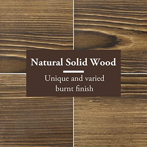 MyGift Rustic Brown Wood Blanket Ladder Farmhouse Shelf, Wall Leaning Towel Rack with 5 Rungs - Image 3