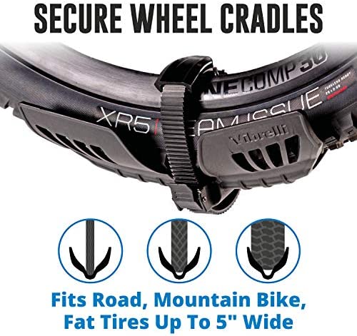 Vibrelli Electric Bike Hitch Rack - 2 Ebike Rack Fits Fat Tire, Mountain Bike, Standard Bicycles - 65lbs per Bike - Patented Anti-Wobble - Cars & SUV - Tilt Down/Fold Up Platform - Not for RV - Image 4