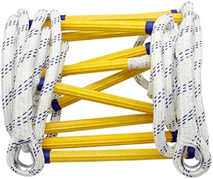 LXDZXY Ladders,Emergency Escape Rope Ladder 1-17 Floors, Flame Retardant Fire Safety Evacuation Ladder for Children and Adults, Non-Slip Resin Climbing Rope Ladder/50M (164 Feet) - Image 2