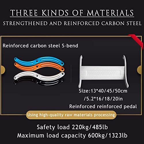 Telescoping Extension Ladder, Wide Pedal Wall-Mounted Lifting Ladder Fire Escape Ladder Roof Ladder Step Ladder Exclusive Attic Ladder W/Ladder Hook High Load-Bearing - Image 7