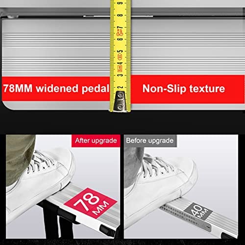 MAGJI Telescoping Ladder 4m/6m/7m Telescopic Ladder with Detachable Hooks, Lightweight Portable Telescoping Ladder for Climbing/Decorating/Painting, 330 Lb Capacity (Size : 5.5m/18ft) - Image 7