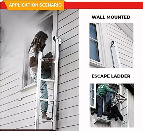 Redi-Exit Fire Escape Ladder 2 Story 13.5 ft – Ladders for Second Windows 2-Story & 3-Story Homes, Emergency Window Egress Home 2nd Balcony, Fireman Kids Adults Rescue Ready - Image 4