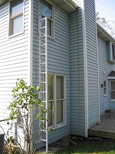 Redi-Exit Fire Escape Ladder 2 Story 13.5 ft – Ladders for Second Windows 2-Story & 3-Story Homes, Emergency Window Egress Home 2nd Balcony, Fireman Kids Adults Rescue Ready - Image 2