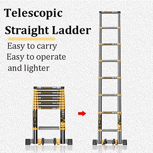 VNABO Ladders Telescoping Ladders A-Frame Aluminum Folding Ladder 18ft/5.5m Portable Home Step Ladders Outdoor Work 150kg/330lbs Household or Outdoor - Image 4