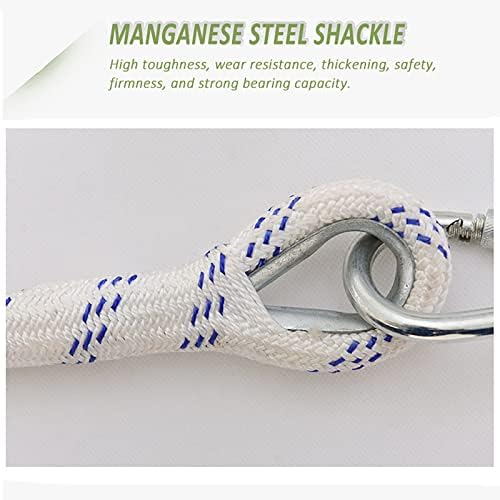 QWEASDF Escape Ladder, Emergency Fire Ladder, Flame Resistant Safety Rope Ladder, Fast to Deploy, Easy to Use, Easy to Store, Not Easy to wear, for Fire Escape, Rescue, Bearer 900 lb,50m/164.04ft - Image 6