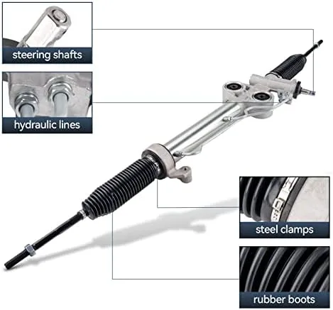 AUTOSITY Power Steering Rack and Pinion Assembly Replacement for 2007-2014 ESCALADE/ESCALADE ESV/TAHOE/YUKON/YUKON XL, 2007-2013 ESCALADE EXT/SILVERADO 1500/ SIERRA 1500 Replace 19207489,19207492 - Image 5