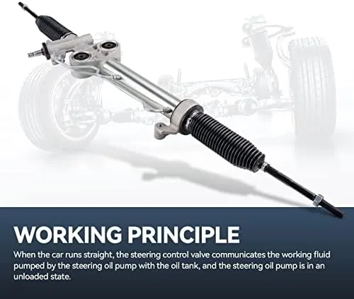 AUTOSITY Power Steering Rack and Pinion Assembly Replacement for 2007-2014 ESCALADE/ESCALADE ESV/TAHOE/YUKON/YUKON XL, 2007-2013 ESCALADE EXT/SILVERADO 1500/ SIERRA 1500 Replace 19207489,19207492 - Image 4