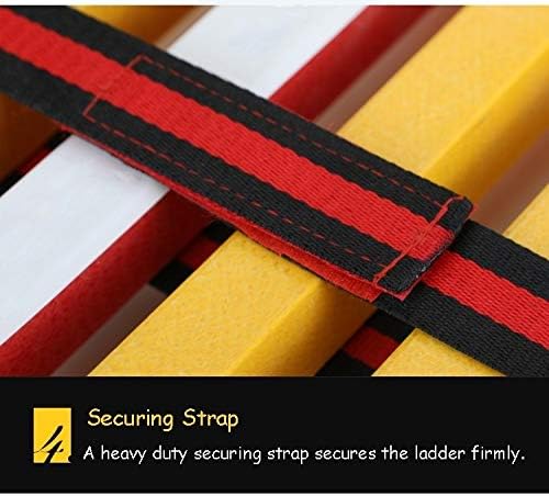 BALAMI Ladders Fiberglass Telescoping Ladder with Removable Hook Heavy Duty Extension Ladder for Industrial Household Daily or Emergency Use Load 150Kg/2 M/6.6 Ft Convenient (Color : 5 M/14.8 Ft) - Image 7