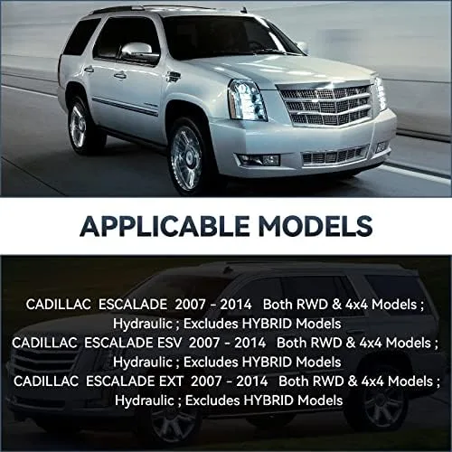 AUTOSITY Power Steering Rack and Pinion Assembly Replacement for 2007-2014 ESCALADE/ESCALADE ESV/TAHOE/YUKON/YUKON XL, 2007-2013 ESCALADE EXT/SILVERADO 1500/ SIERRA 1500 Replace 19207489,19207492 - Image 10