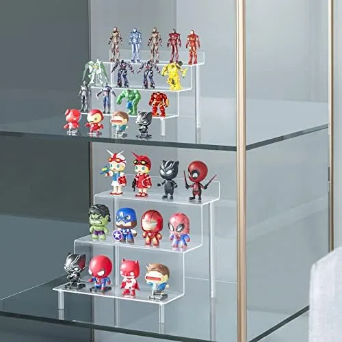 Grarry Acrylic Risers Display Shelf, 9” Perfume Organizer Stand, Acrylic Riser for Display Compatible with Funko POP Shelf, Acrylic Display Stands for Cupcake Stand Cologne Organizer Perfume Holder - Image 4