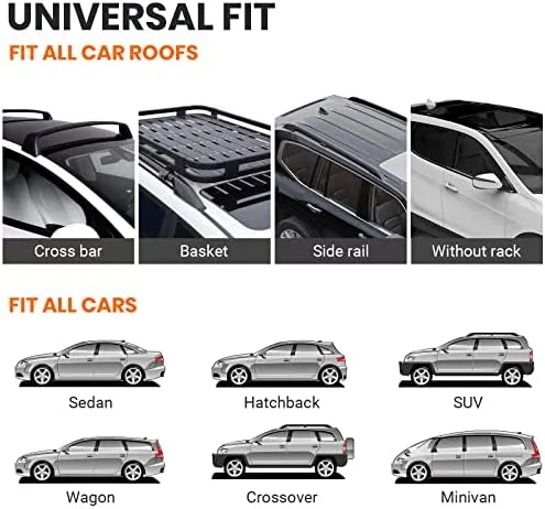 Favoto Rooftop Cargo Carrier Bag - 500D Heavy-Duty PVC Material Cargo Carrier, 15 Cubic Feet Large Capacity, Universal Fit for All Cars with/Without Rack, Anti-Slip Mat, 8 Reinforced Straps - Image 5