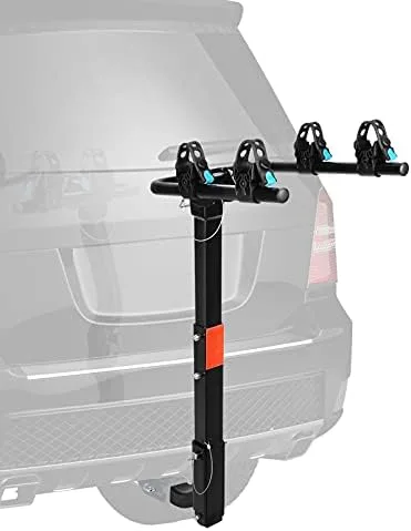 XCAR 2-Bike Universal Hitch Mounted Bike Carrier Rack for Car Trailer with 2" Receiver - Image 2