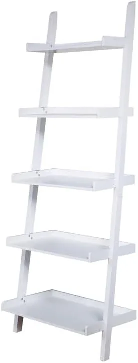FDSPDO 5 - Tier Ladder Shelf,White - Image 8