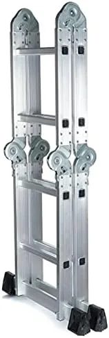 WKLIANGYUANPING Telescoping Ladder Multi-Purpose Aluminium Ladder with Safety Non-Slip Rubber Feet (Size : 3.6m) - Image 2