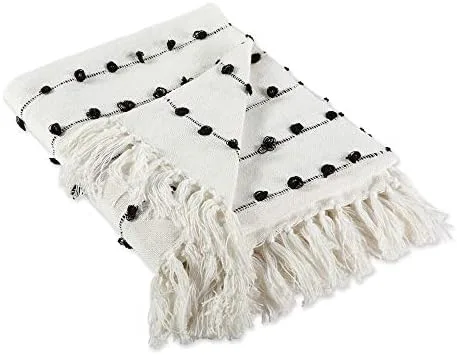 DII Woven Loop Throw Collection, 50x60, Off-White - Image 2