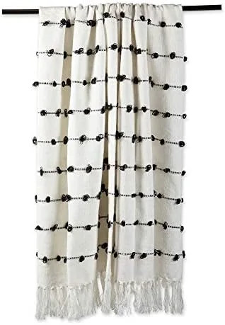 DII Woven Loop Throw Collection, 50x60, Off-White - Image 5