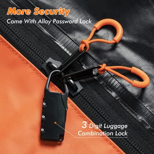 CarQiWireless Rooftop Cargo Bag Car Rooftop Cargo Carrier for Top of Vehicle Roof Cargo Carrier Bag Roof Rack Waterproof for All Vehicle with/Without Racks Includes Anti-Slip Mat (25 Cubic Feet) - Image 7