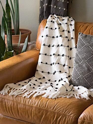 DII Woven Loop Throw Collection, 50x60, Off-White - Image 7