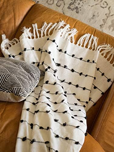 DII Woven Loop Throw Collection, 50x60, Off-White - Image 6