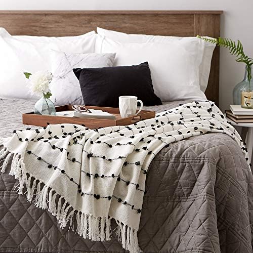 DII Woven Loop Throw Collection, 50x60, Off-White - Image 4
