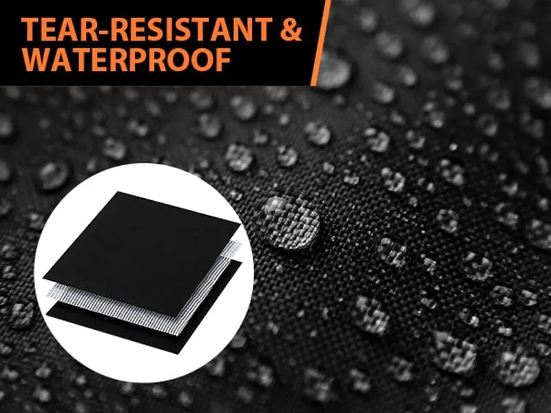 Sailnovo Car Rooftop Cargo Carrier Bag 20 Cubic Feet Waterproof for All Cars with or Without Luggage Rack, Includes Anti-Slip Mat, 10 Reinforced Straps, 6 Door Hooks, Storage Bag - Image 4