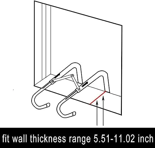 Fire Escape Ladder, 3 Story Fire Safety Ladder with Anti-Slip Rungs, Portable Emergency Rope Ladder for Window and Balcony, 25 Feet, Aluminum - Image 6
