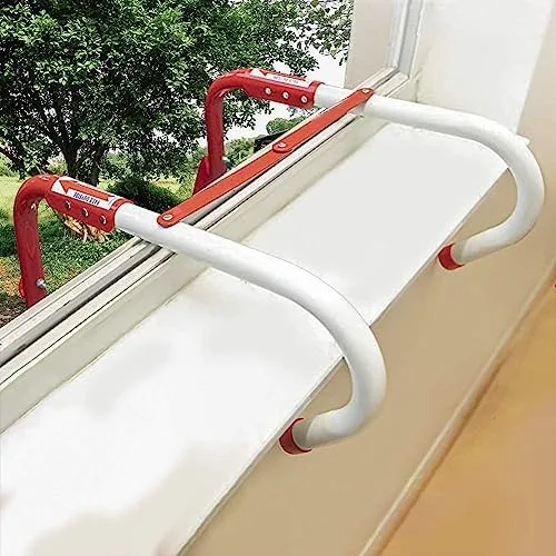 Fire Escape Ladder, 3 Story Fire Safety Ladder with Anti-Slip Rungs, Portable Emergency Rope Ladder for Window and Balcony, 25 Feet, Aluminum - Image 3