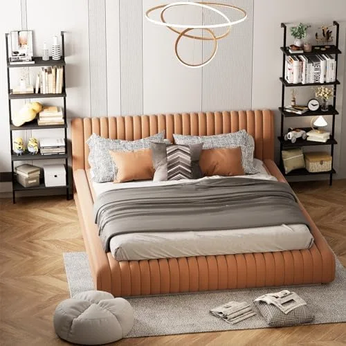 aboxoo Ladder Shelf Open Bookshelf 5-Tier Wall-Mounted Black Wood Bookcase Storage Rack Open Industrial Modern Plant Stand Utility Organizer Bookcase Metal Frame Furniture Office Kitchen Bedroom - Image 8