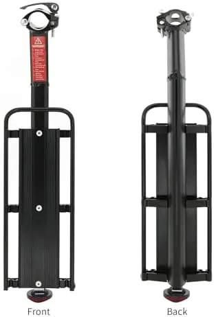 Bike Cargo Rack Rear Bike Rack Quick Release Cycling Aluminium Alloy Luggage Carrier Racks w/Reflector Cycling Bag Stand Holder - Image 5